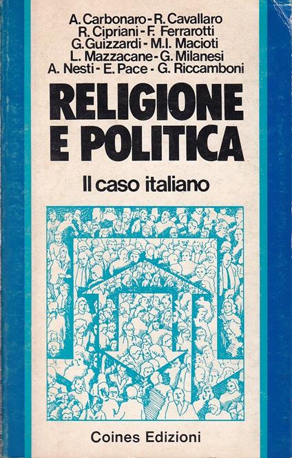 Religione e politica. Il caso italiano - copertina