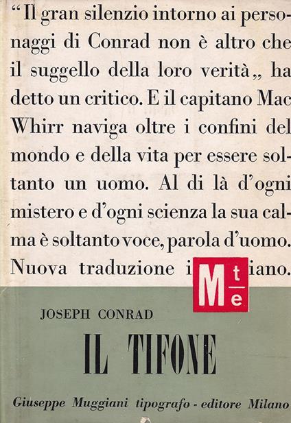 Il tifone - Joseph Conrad - copertina