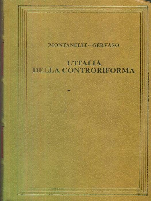 L' Italia della Controriforma: (1492-1600) - copertina