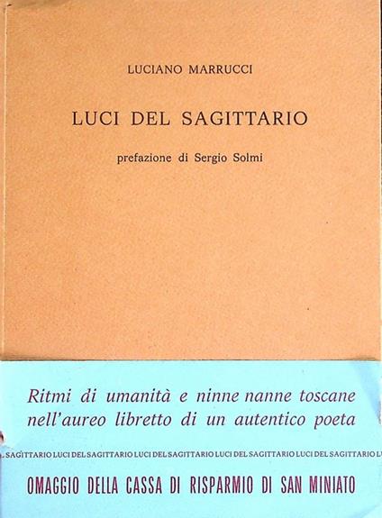 Luci del sagittario - Luciano Marrucci - copertina