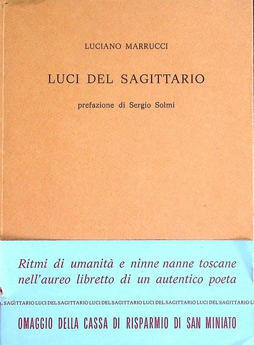 Luci del sagittario - Luciano Marrucci - copertina