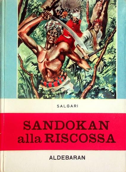 Sandokan alla riscossa - Emilio Salgari - copertina