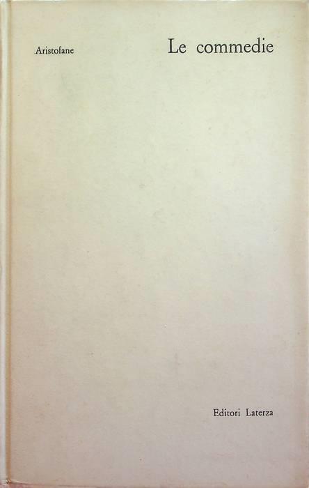 Le commedie - Aristofane - copertina