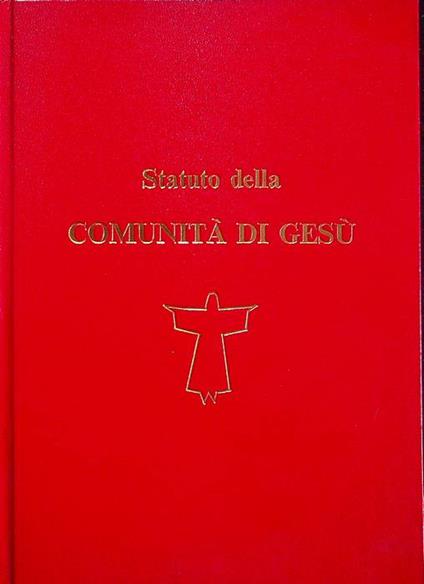 Statuto della Comunità di Gesù - copertina