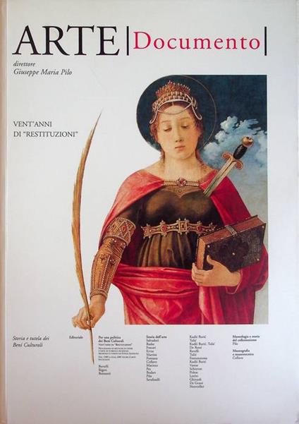 Vent'anni di restituzioni - copertina