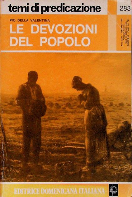 Le devozioni del popolo - Pio Della Valentina - copertina