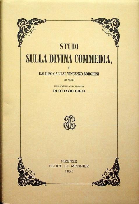 Studi sulla Divina Commedia - copertina