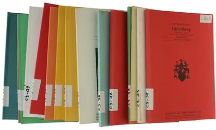 LIBRI ANTICHI E DI PREGIO: 17 cataloghi - copertina