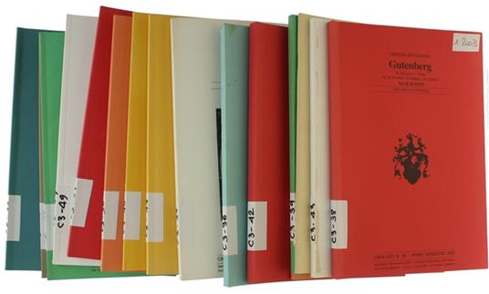 LIBRI ANTICHI E DI PREGIO: 17 cataloghi - copertina