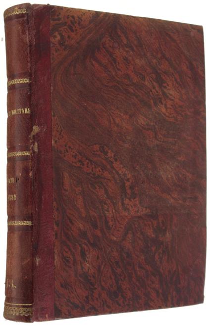GIORNALE MILITARE 1888. Parte Prima - copertina