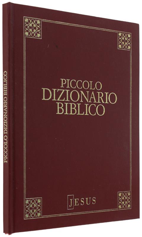 PICCOLO DIZIONARIO BIBLICO - copertina