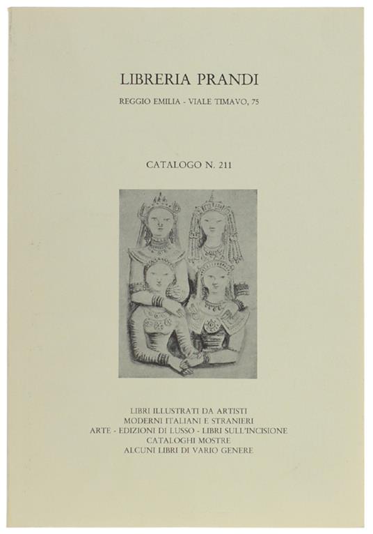 CATALOGO N. 211. LIBRI ILLUSTRATI DA ARTISTI MODERNI ITALIANI E STRANIERI.. - copertina