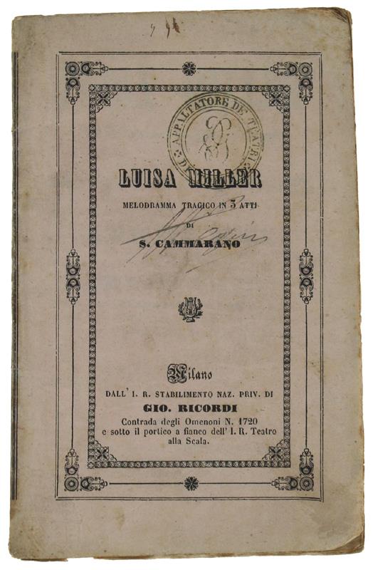 Bergoglio Libri d'Epoca Snc