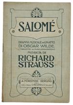 SALOME'. Dramma musicale in un atto