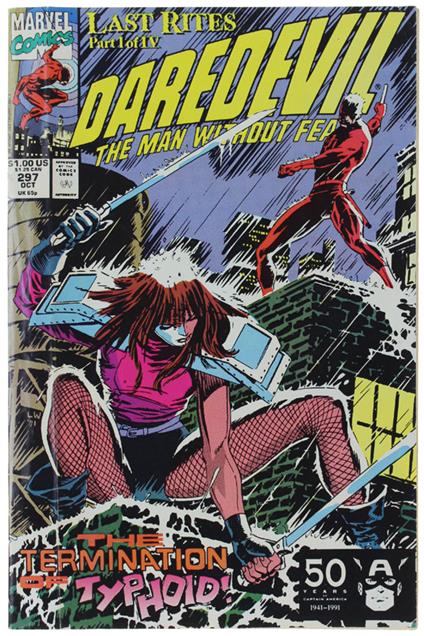 DAREDEVIL - Vol. 1 # 297, October 1991. [good condition] - Marvel Comics - 1991 - copertina