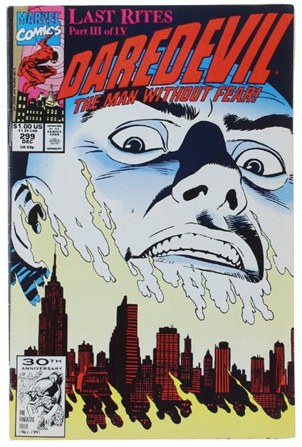 DAREDEVIL - vol. 1, # 299, December 1991. [fine condition] - Marvel Comics - 1991 - copertina