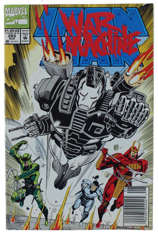 WAR MACHINE. Vol. 1, # 283 - August 1992. (As new) - Marvel Comics - 1992 - copertina