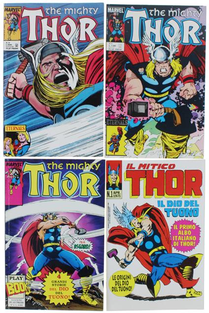 The MIGHTY THOR N. 1 - 6 - 15 + IL MITICO THOR N.1/1971 (ristampa 1995) - Edizioni Play Press, - 1995 - copertina