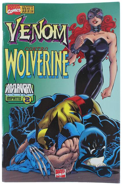 VENOM CONTRO WOLVERINE - Marvel Italia # 33. Come nuovo - copertina