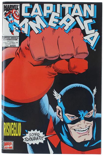 CAPITAN AMERICA # 77 - 1994 . Marvel Comics Italia. Più che ottimo - copertina