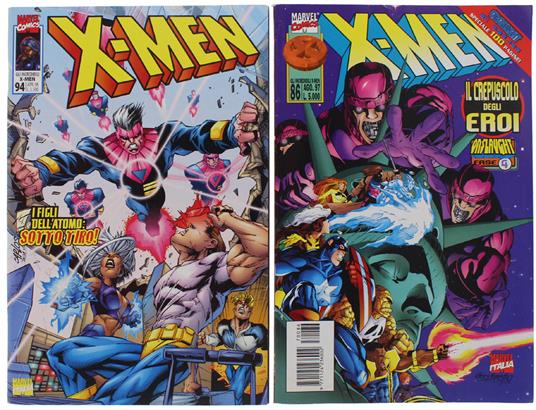 Gli INCREDIBILI X-MEN # 86 + # 94. Marvel Comics Italia. Coome nuovi - copertina