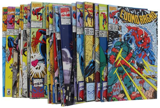 L' UOMO RAGNO. Annata completa 1994 : Lotto di 24 albi, serie continua # 135 - # 158. Ediz. Marvel Comics (tutti in perfetto stato) - Marvel Comics Italia, - 1994 - copertina