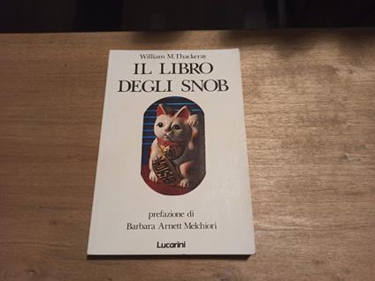 Il libro degli snob - William M. Thackeray - copertina