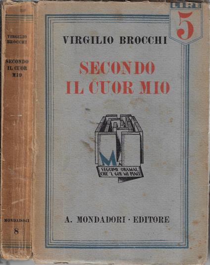 Secondo il cuor mio - Virgilio Brocchi - copertina