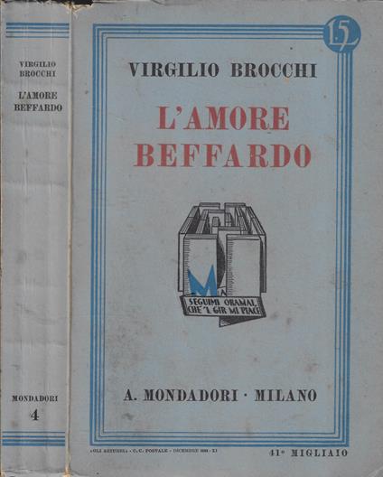 L' amore beffardo - Virgilio Brocchi - copertina