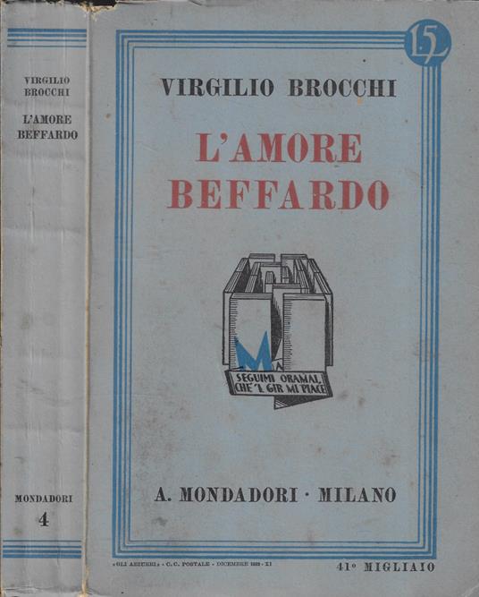 L' amore beffardo - Virgilio Brocchi - copertina