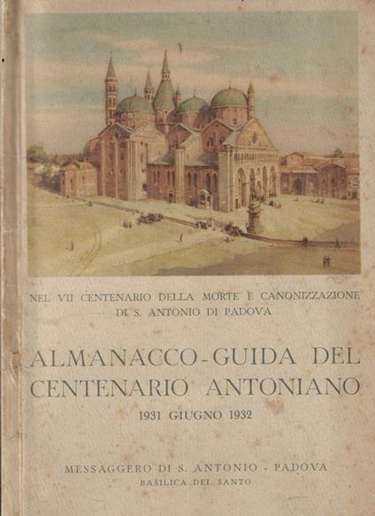 Almanacco guida del centenario antoniano - copertina