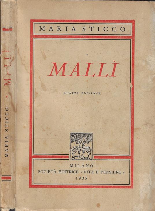 Malli - Maria Sticco - copertina