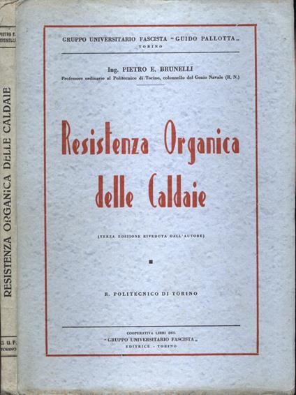 Resistenza organica delle caldaie - copertina