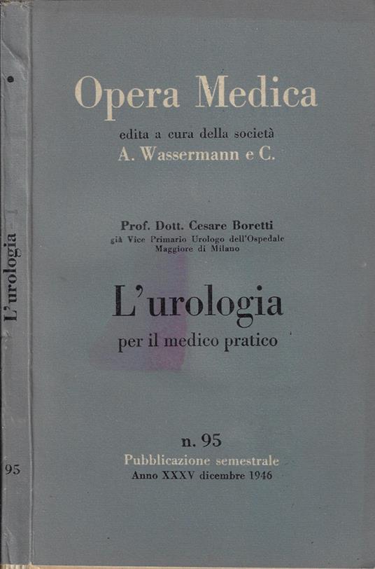 Opera medica n. 95 dicembre 1946 - Cesare Boretti - copertina
