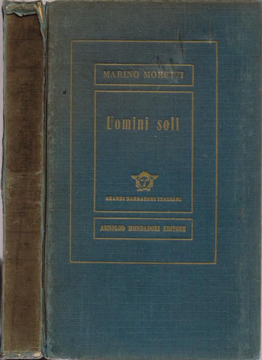 Uomini soli - Marino Moretti - copertina