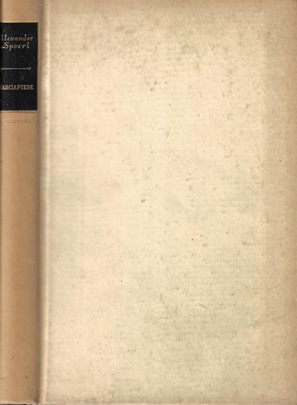 Marciapiede - Alexander Spoerl - copertina