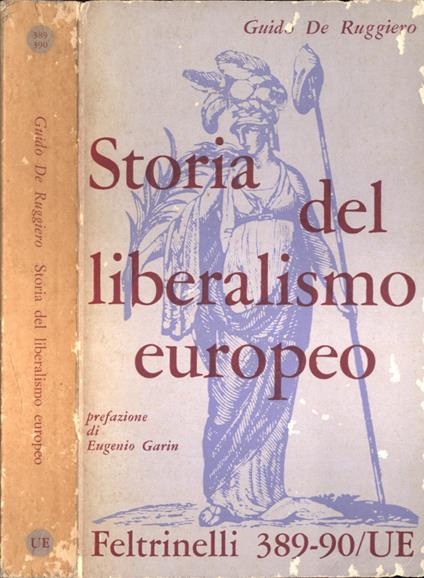 Storia del liberalismo europeo - Guido De Ruggiero - copertina