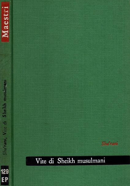 Vite di sheikh musulmani - copertina