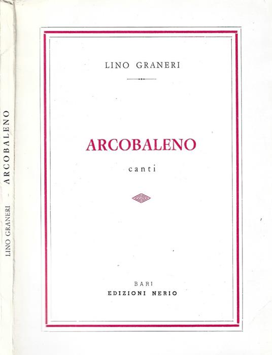 Arcobaleno - Lino Graneri - copertina