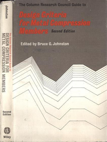 The Column Research Council guide to Design criteria for metal compression members - copertina