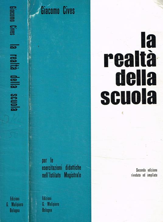 La realtà della scuola - Giacomo Cives - copertina