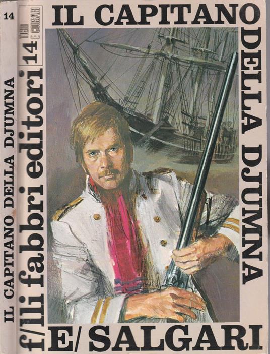 Il capitano della Djumna - Emilio Salgari - copertina