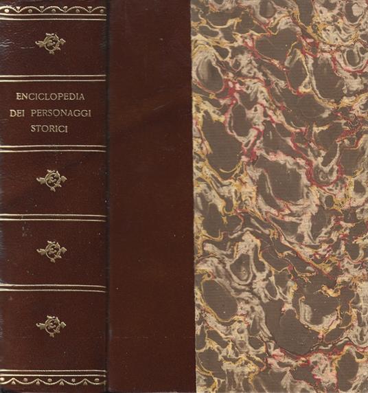 Enciclopedia dei personaggi storici - copertina