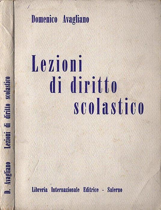 Lezioni di Diritto Scolastico - copertina