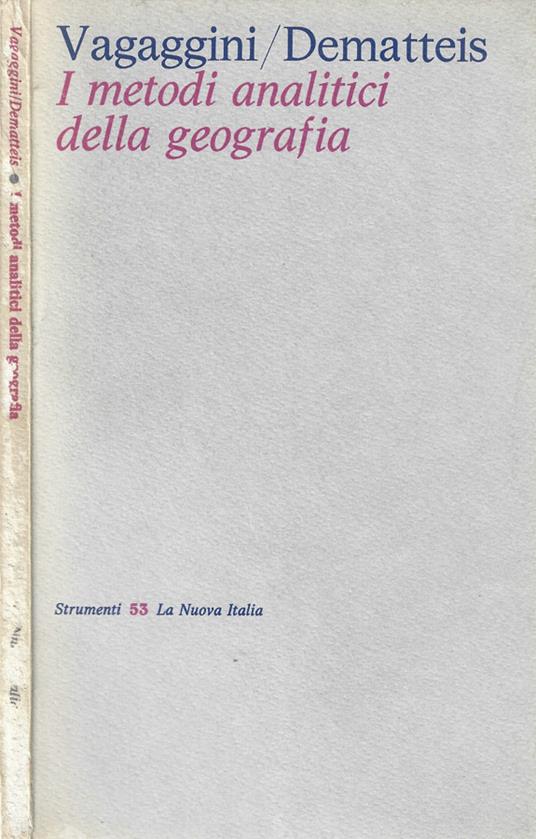 I metodi analitici della geografia - copertina