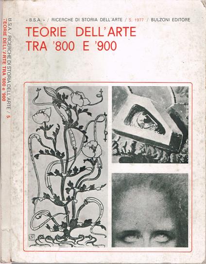 Teorie dell'arte tra '800 e '900 - copertina