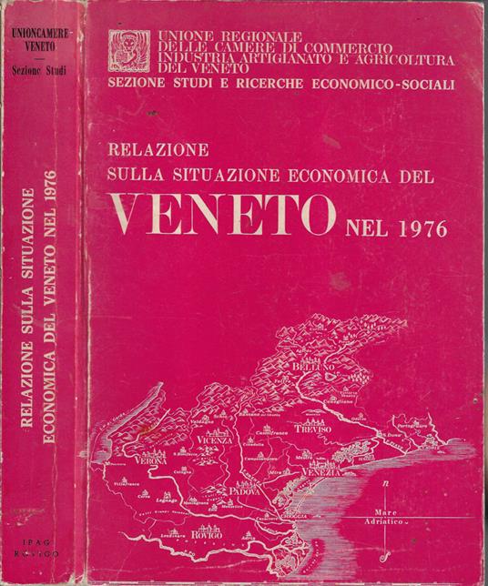 Relazione sulla situazione economica del Veneto nel 1976 - copertina