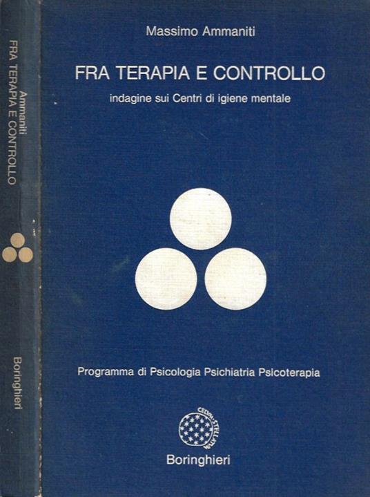 Fra terapia e controllo - Massimo Ammaniti - copertina