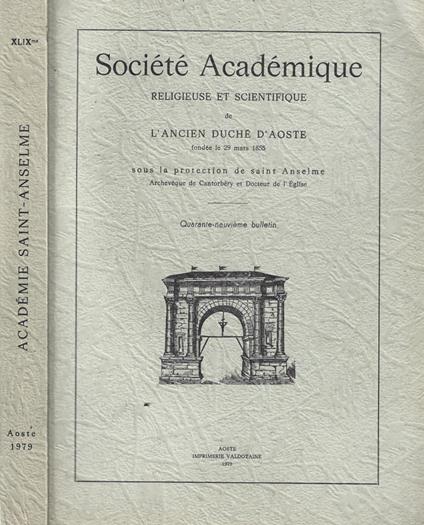 Société Académique - copertina