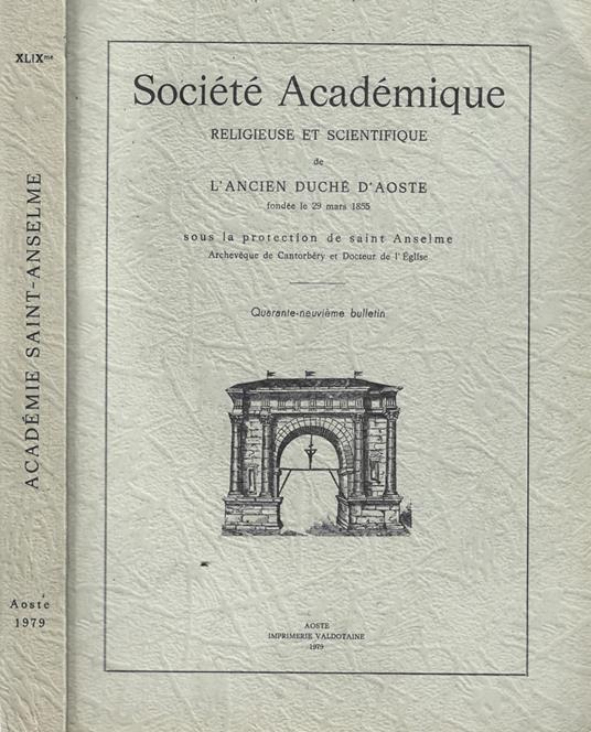 Société Académique - copertina